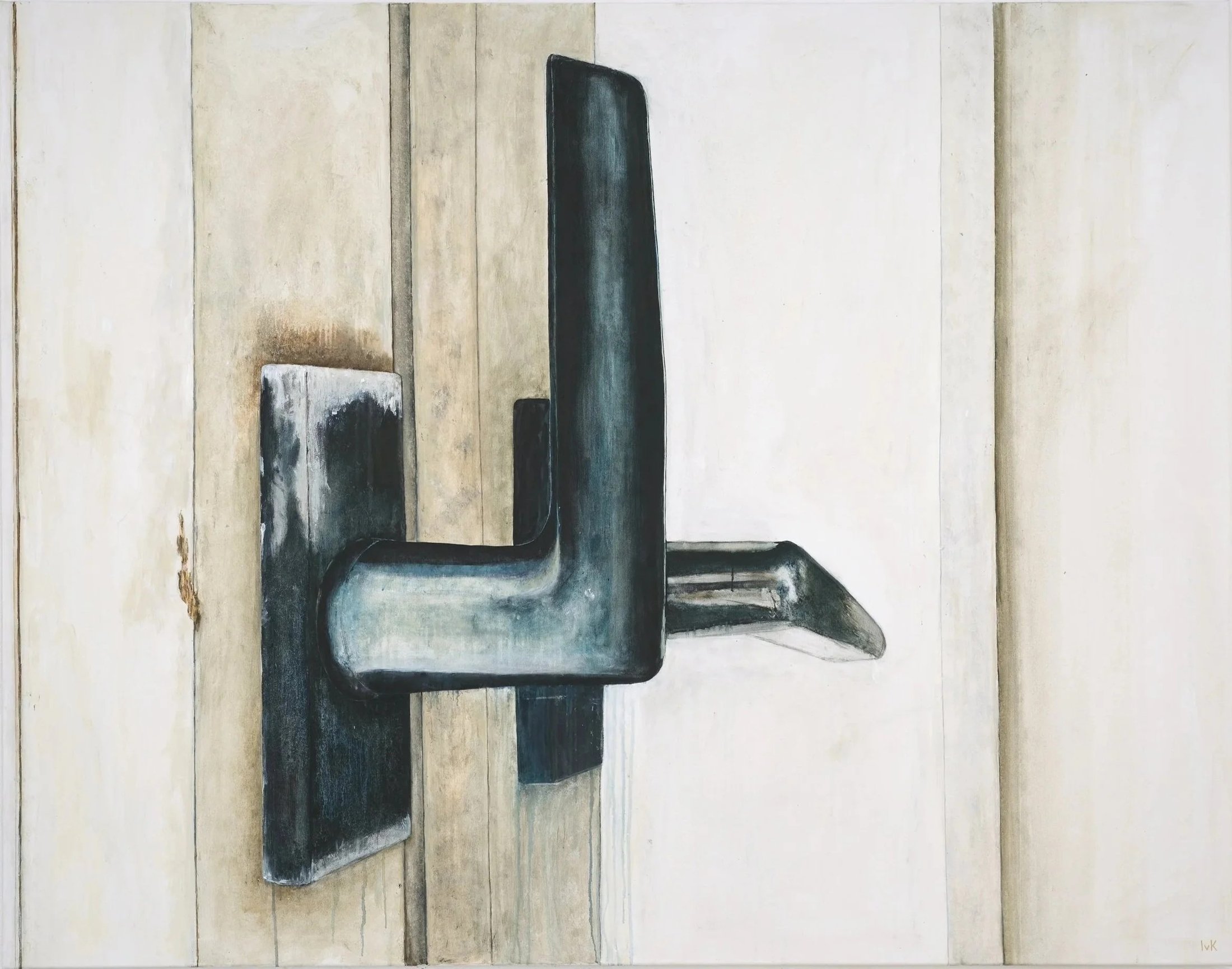 Studio Handle, 2024, Acryl auf Leinwand, 140 x 180 cm
